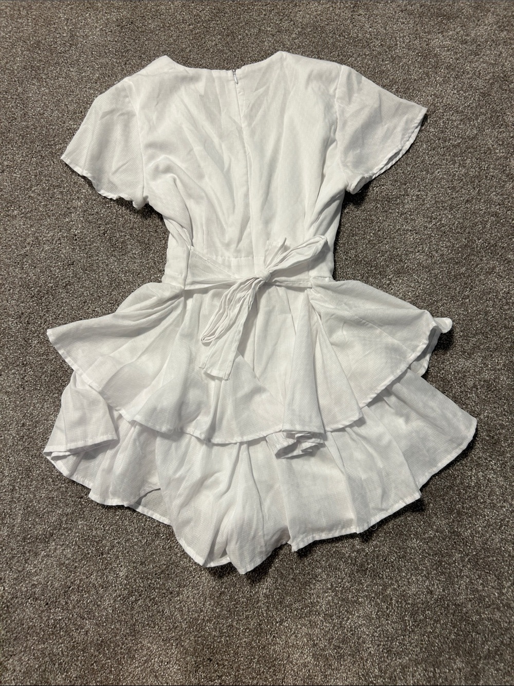 Altar'd State White Ruffle Dress - Picture 2 of 3